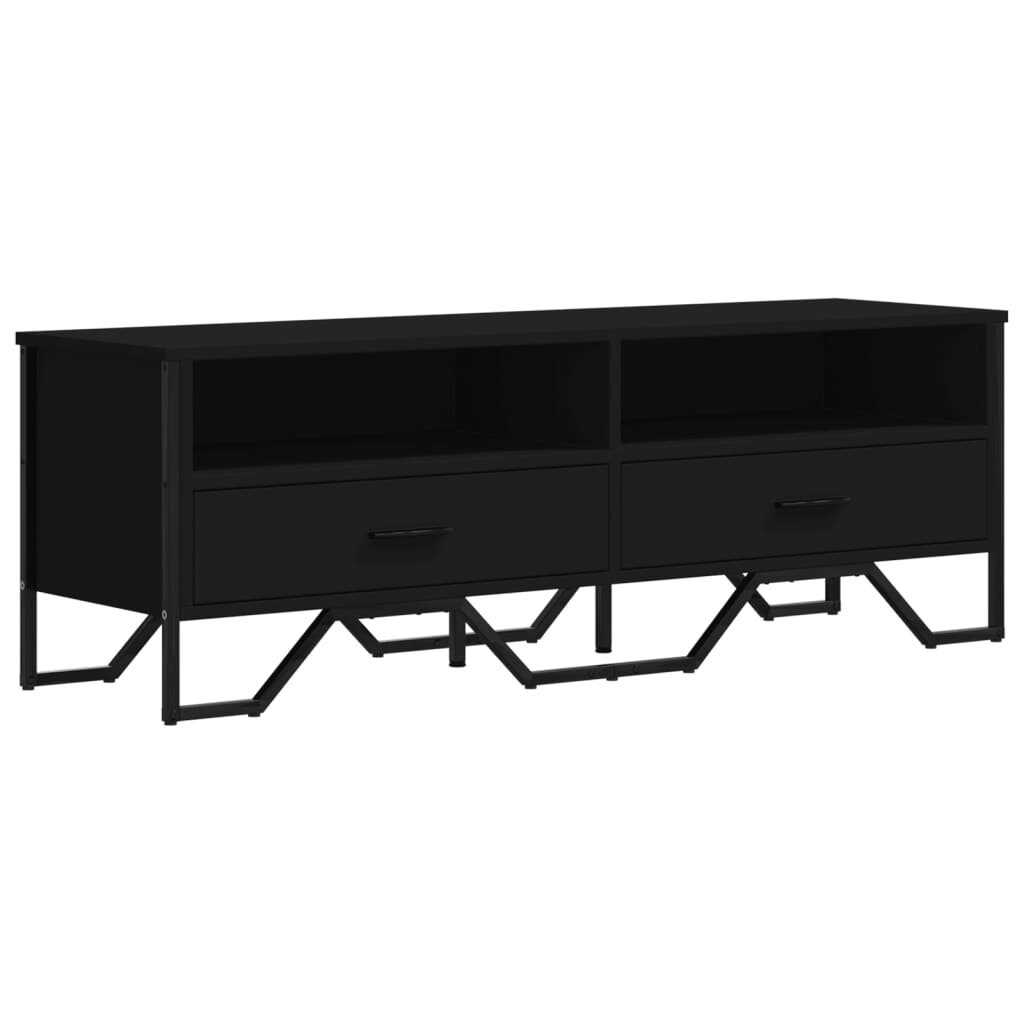 vidaXL TV skříňka černá 122 x 34 x 41 cm kompozitní dřevo