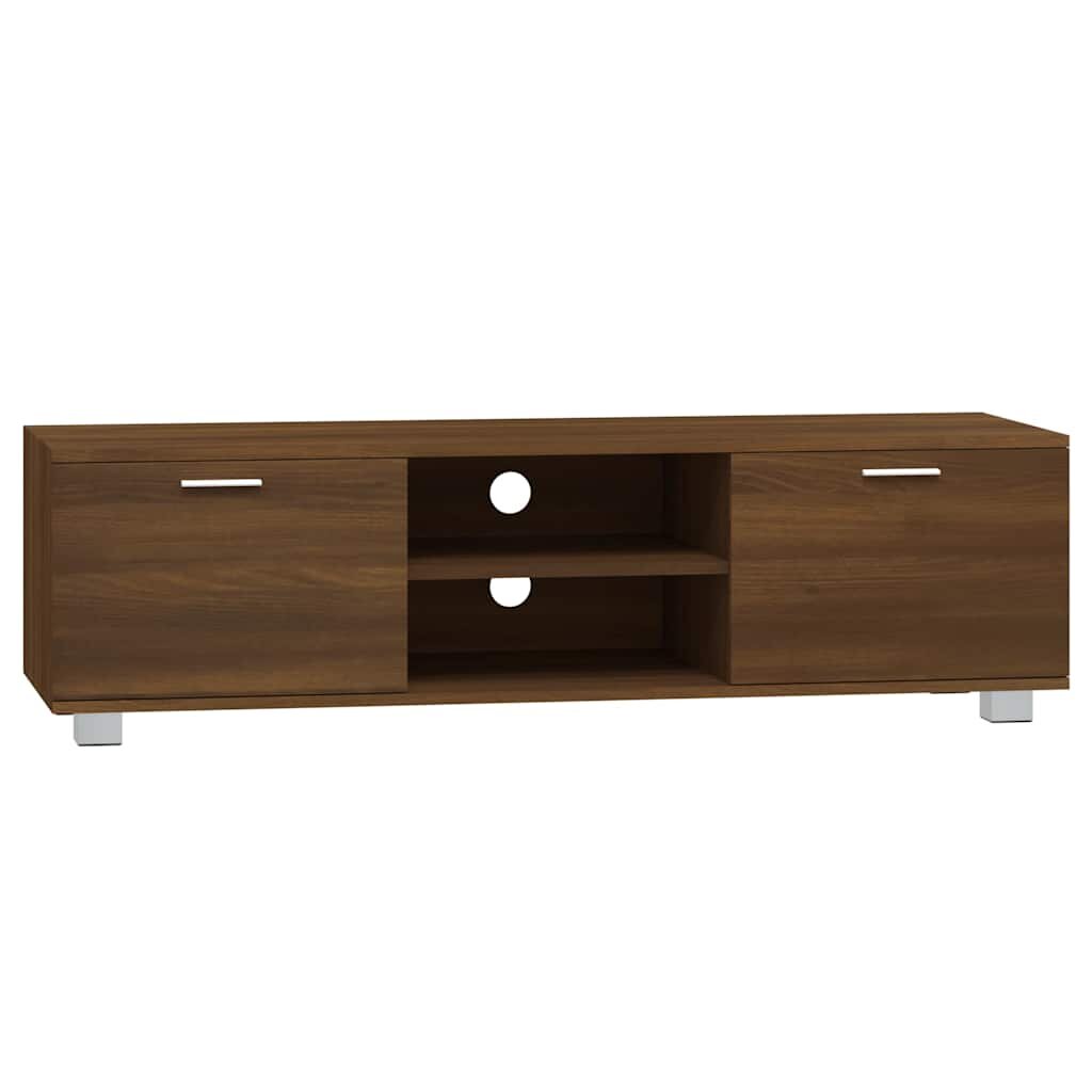 vidaXL TV skříňka hnědý dub 140x405x35 cm kompozitní dřevo