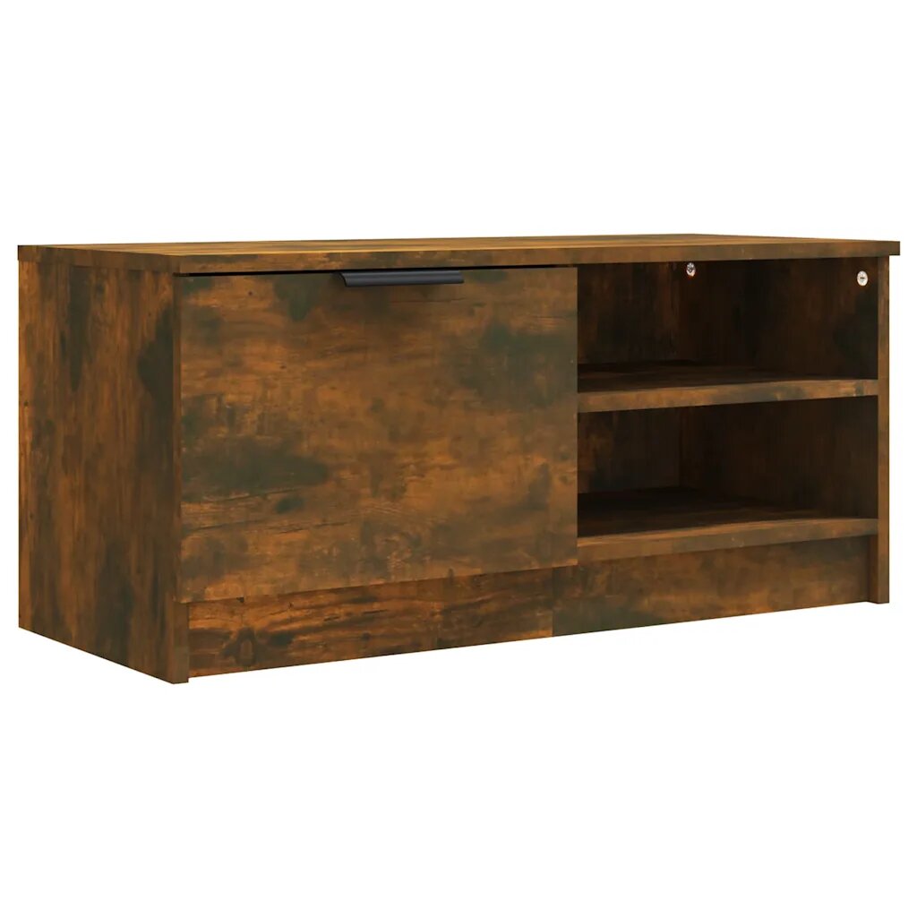vidaXL TV skříňka kouřový dub 80 x 35 x 365 cm kompozitní dřevo