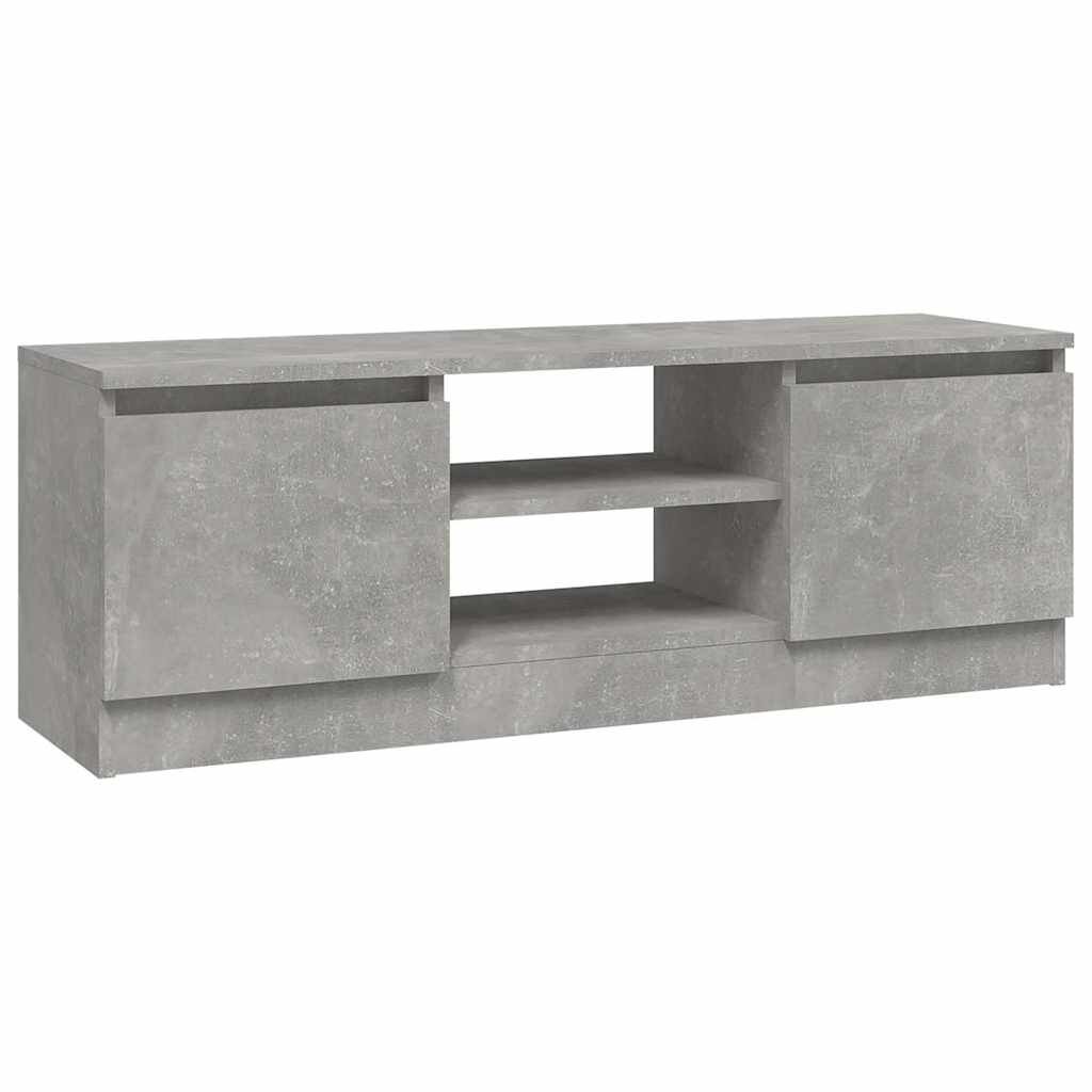 vidaXL TV skříňka s dvířky betonově šedá 102 x 30 x 36 cm