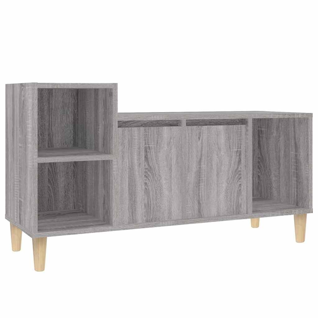 vidaXL TV skříňka šedá sonoma 100x35x55 cm kompozitní dřevo