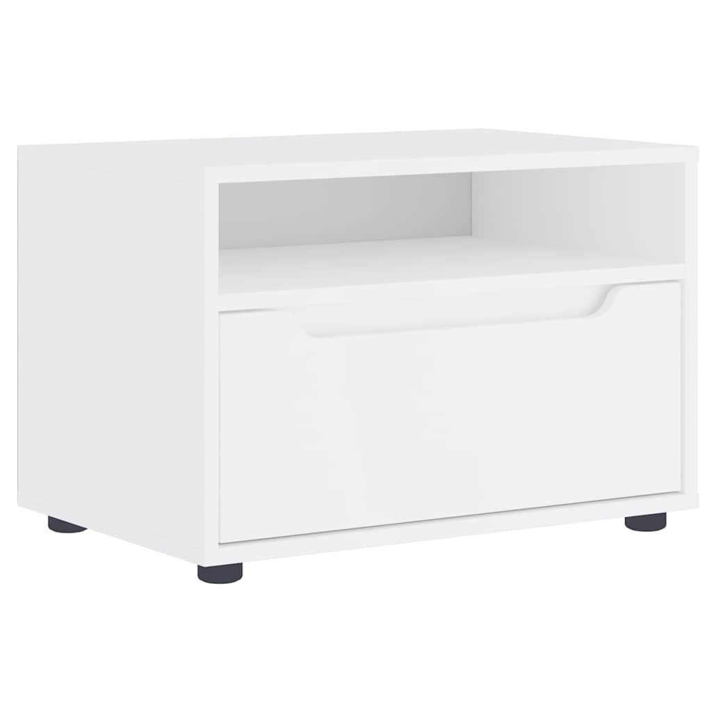 vidaXL TV skříňka VISNES bílý 60x40x38 cm kompozitní dřevo