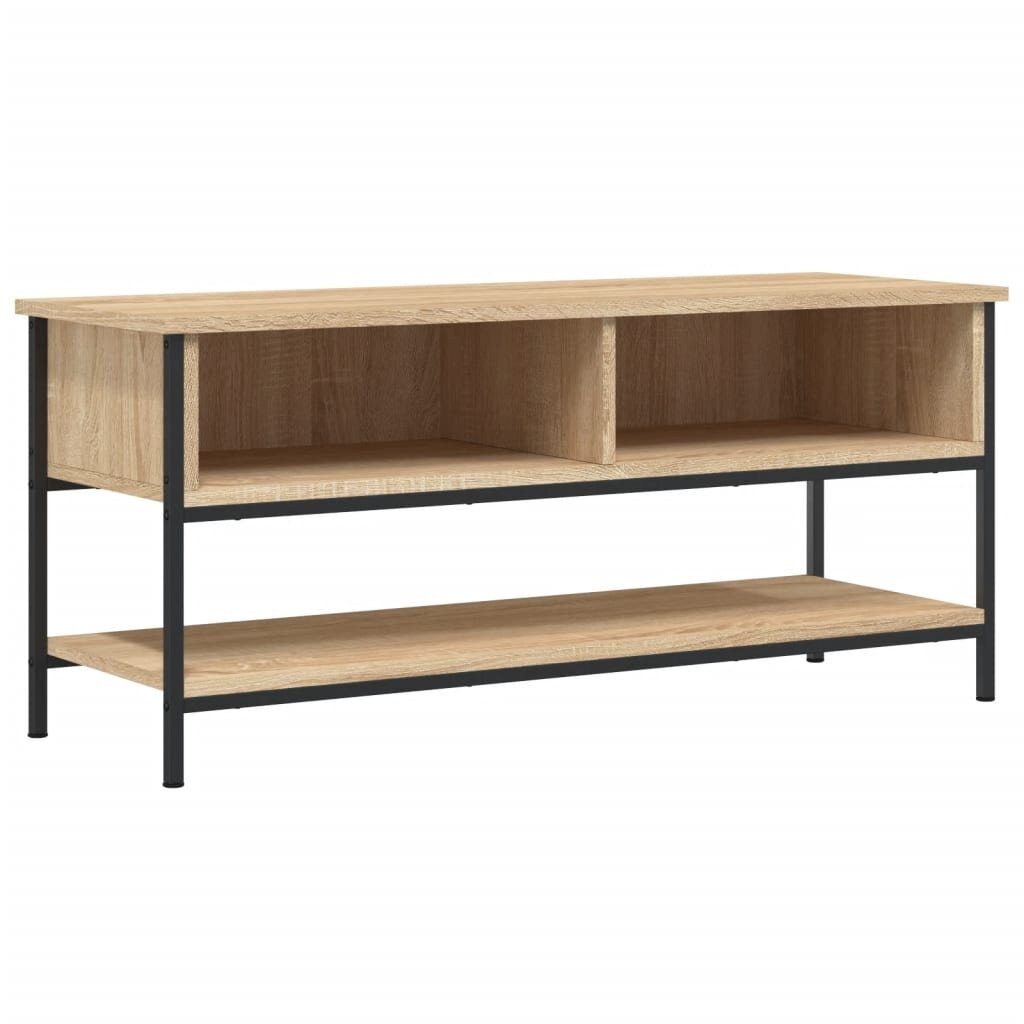 vidaXL TV stolek dub sonoma 100 x 35 x 45 cm konstrukční dřevo