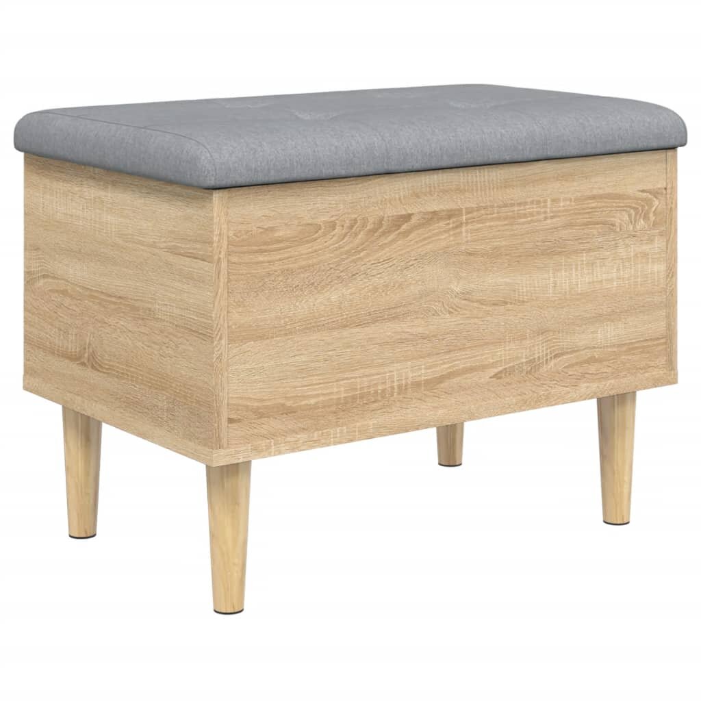 vidaXL Úložná lavice dub sonoma 62 x 42 x 46 cm kompozitní dřevo
