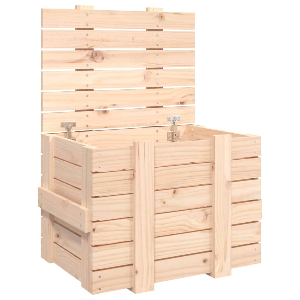 vidaXL Úložný box 58 x 405 x 42 cm masivní borové dřevo