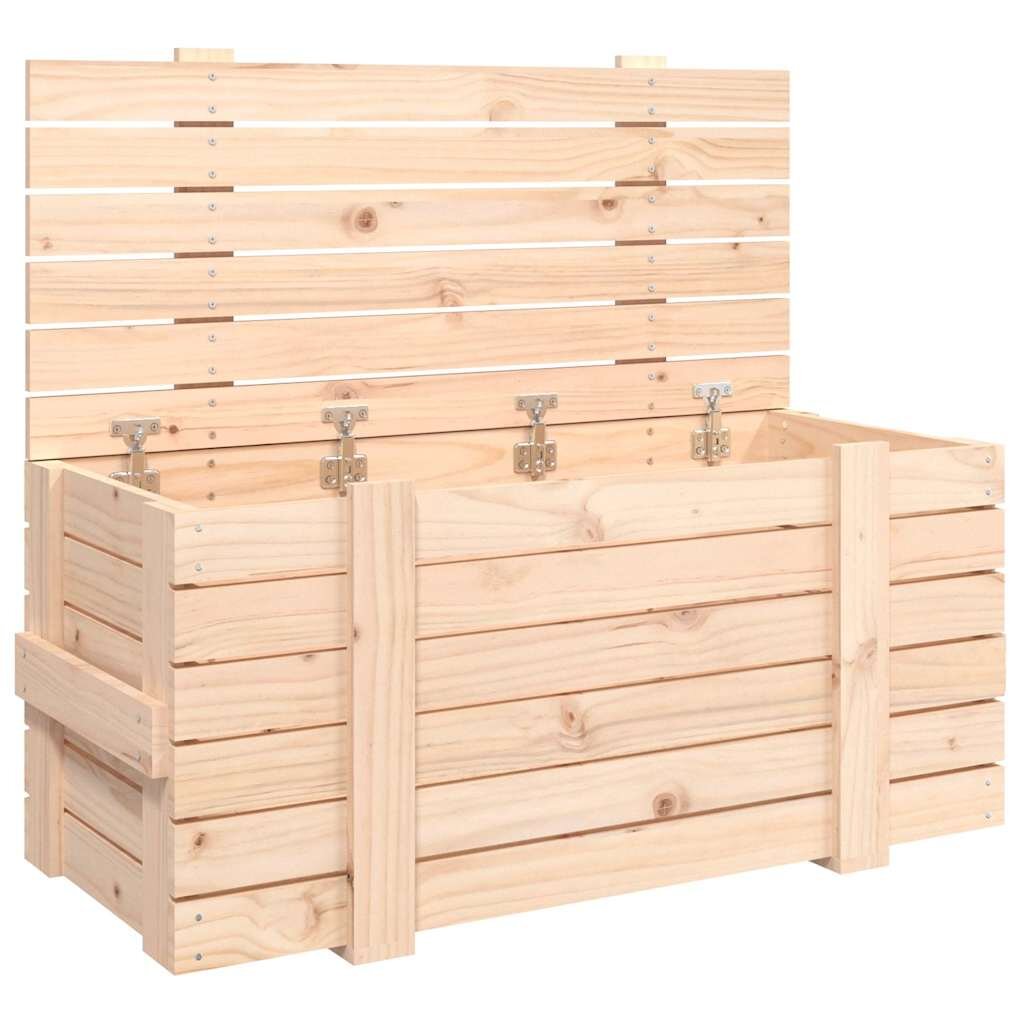 vidaXL Úložný box 91 x 405 x 42 cm masivní borové dřevo