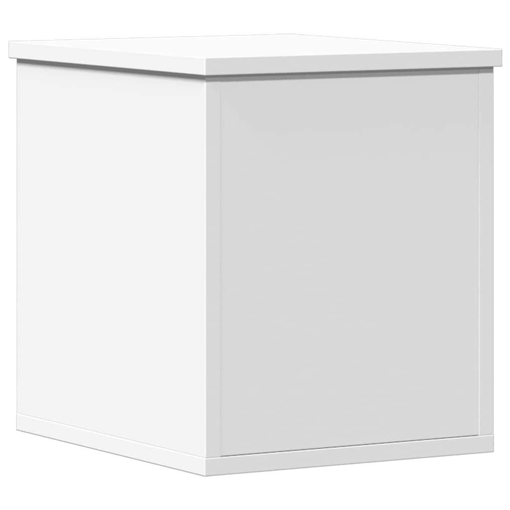 vidaXL Úložný box bílý 30 x 35 x 35 cm kompozitní dřevo
