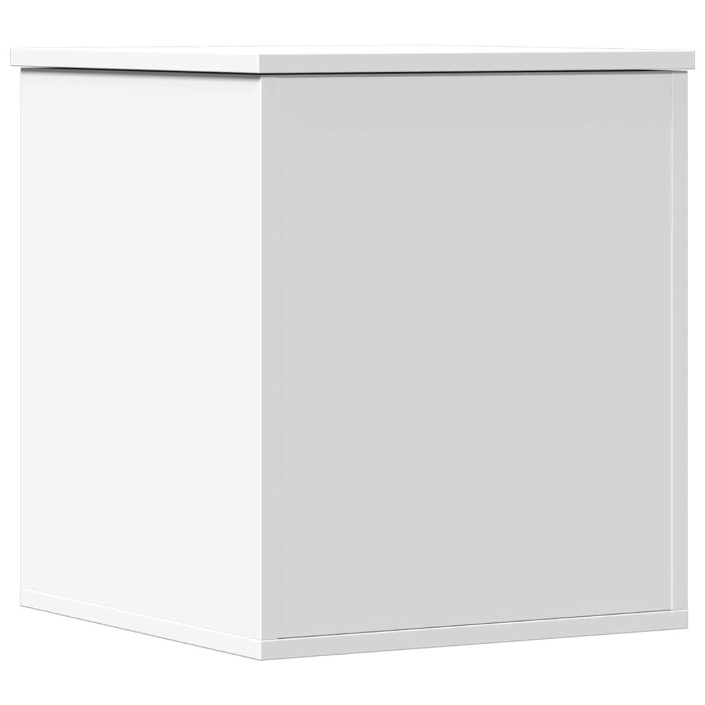 vidaXL Úložný box bílý 40 x 42 x 46 cm kompozitní dřevo