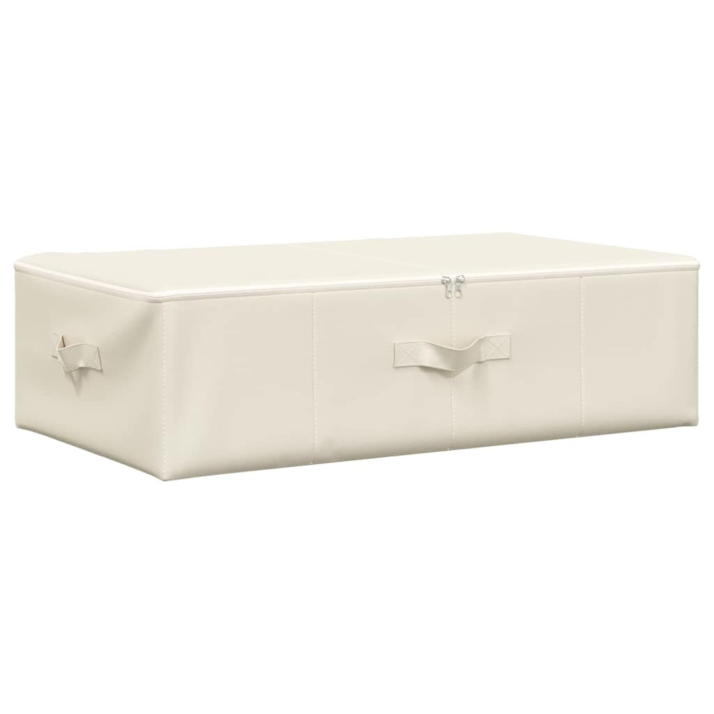 vidaXL Úložný box textil 70 x 40 x 18 cm krémový
