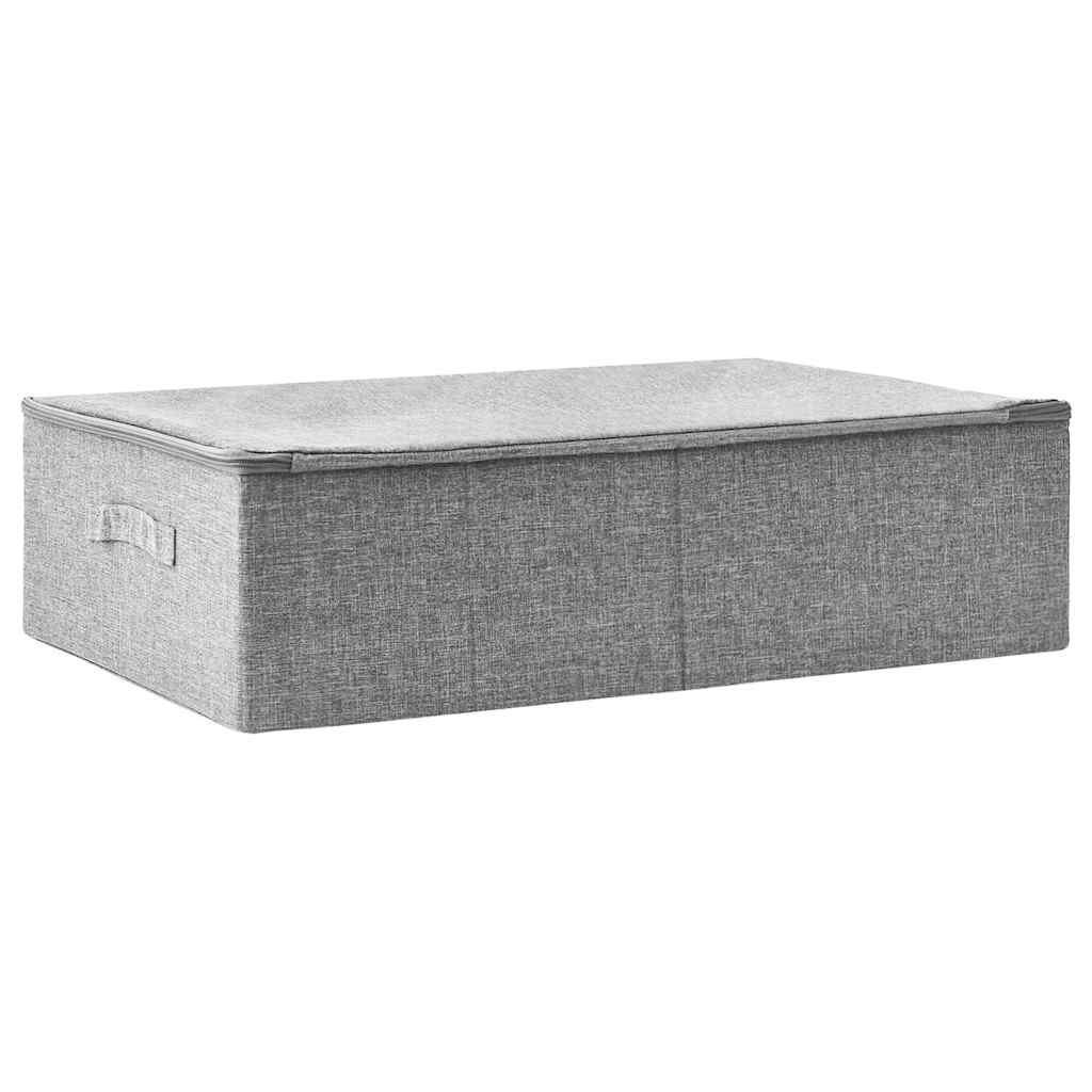 vidaXL Úložný box textil 70 x 40 x 18 cm šedý