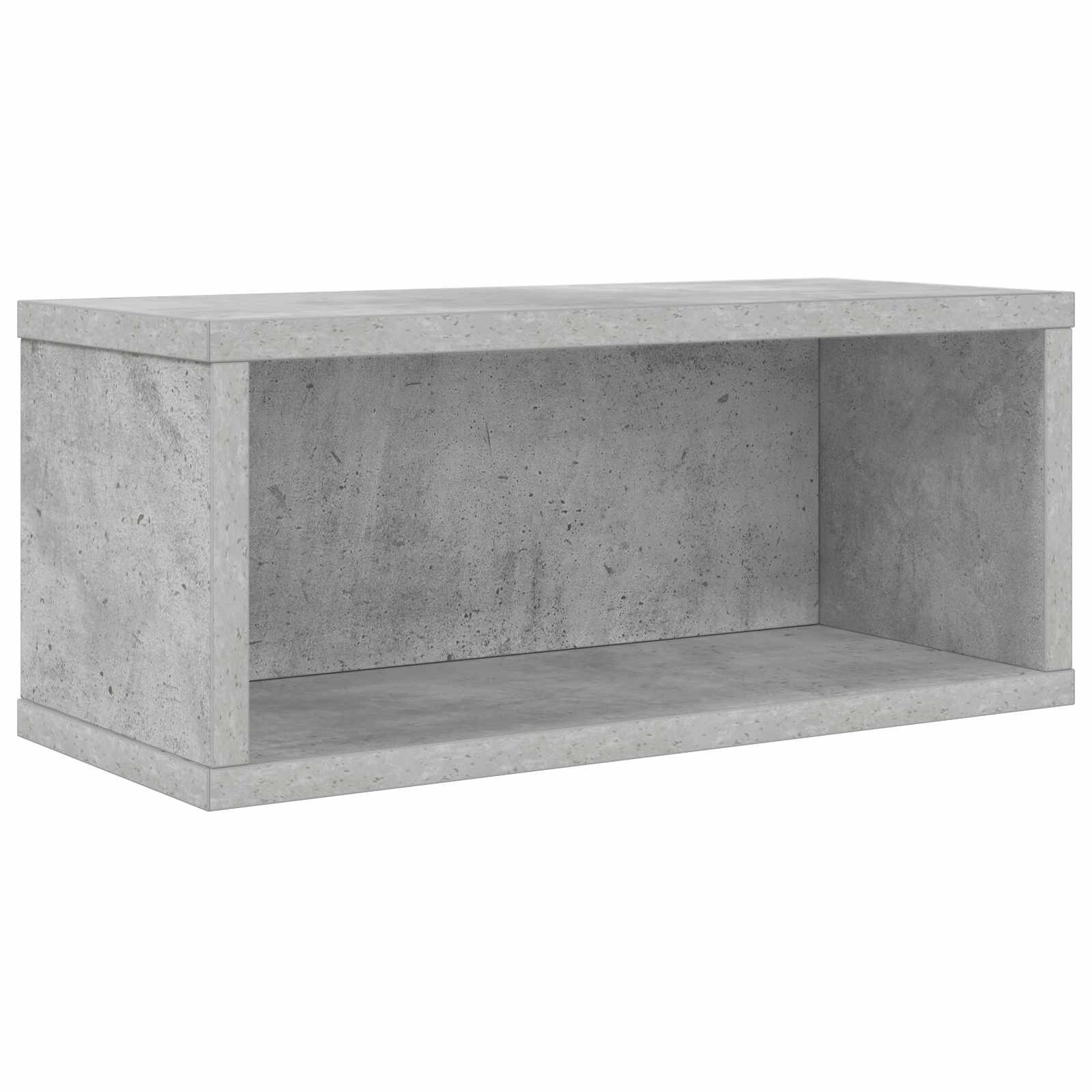vidaXL Úložný stojan na CD Betonově šedá 40 x 17 x 17 cm