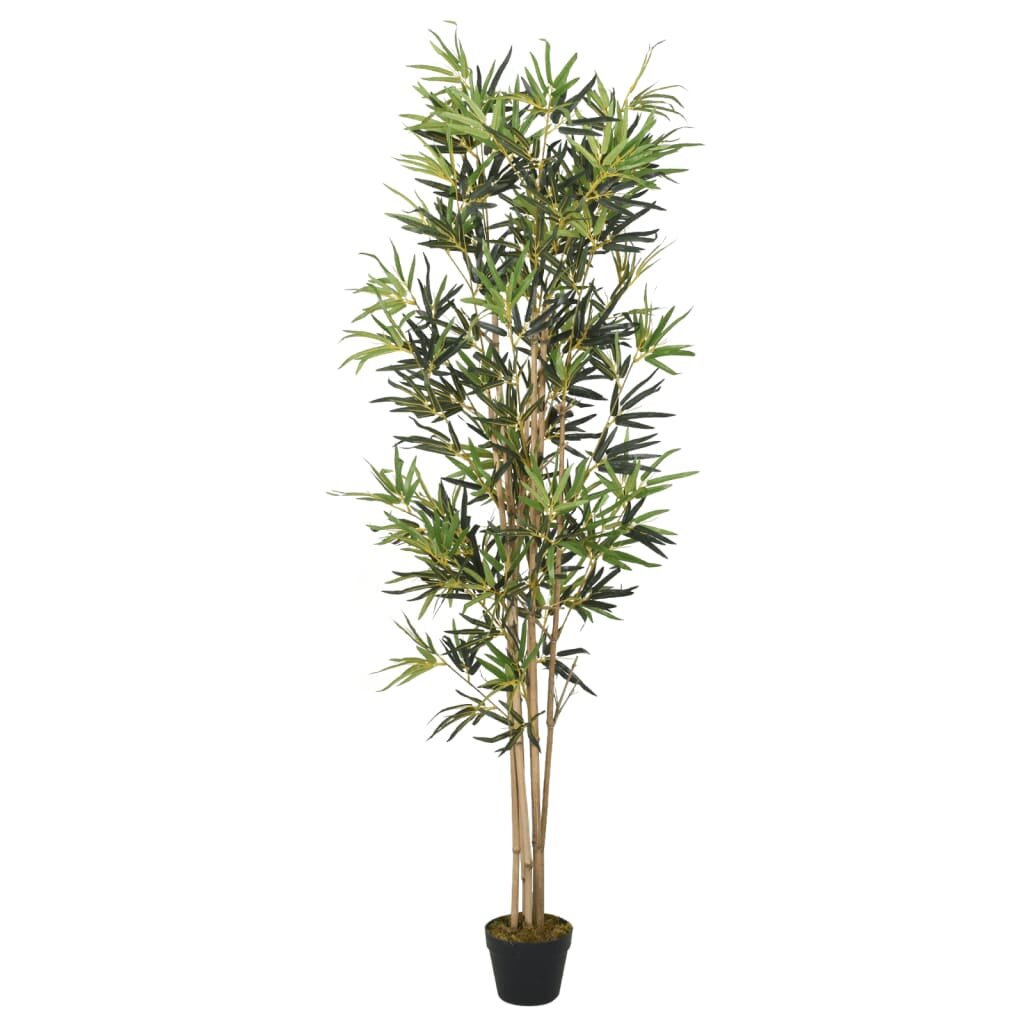 vidaXL Umělý bambus 1 104 listů 180 cm zelený