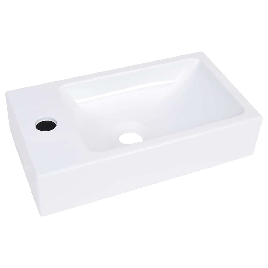 vidaXL Umyvadlo 400 x 220 x 90 mm SMC bílé
