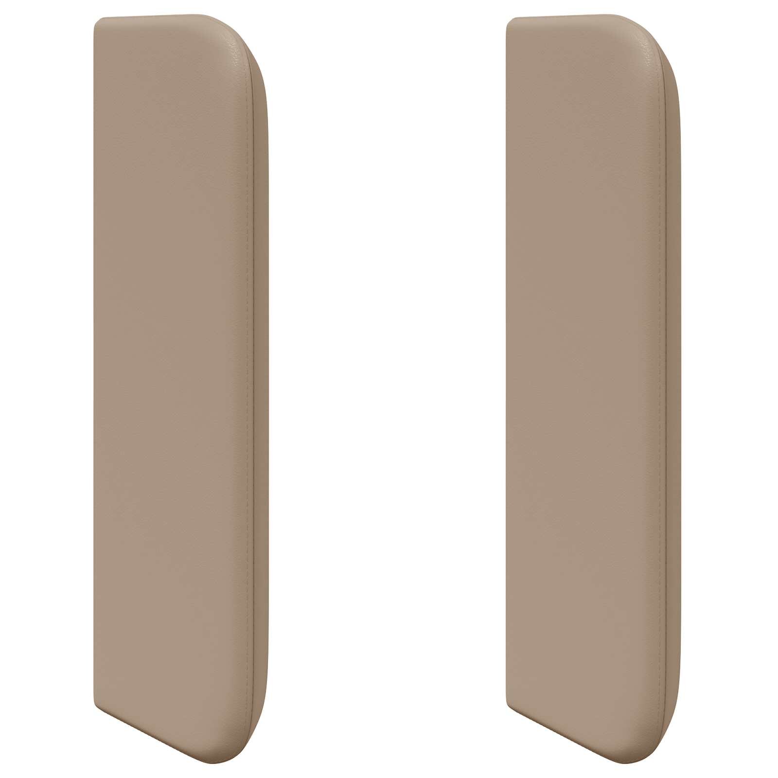 vidaXL Uši čela postele Hnědá 405 x 405 x 4 cm PVC