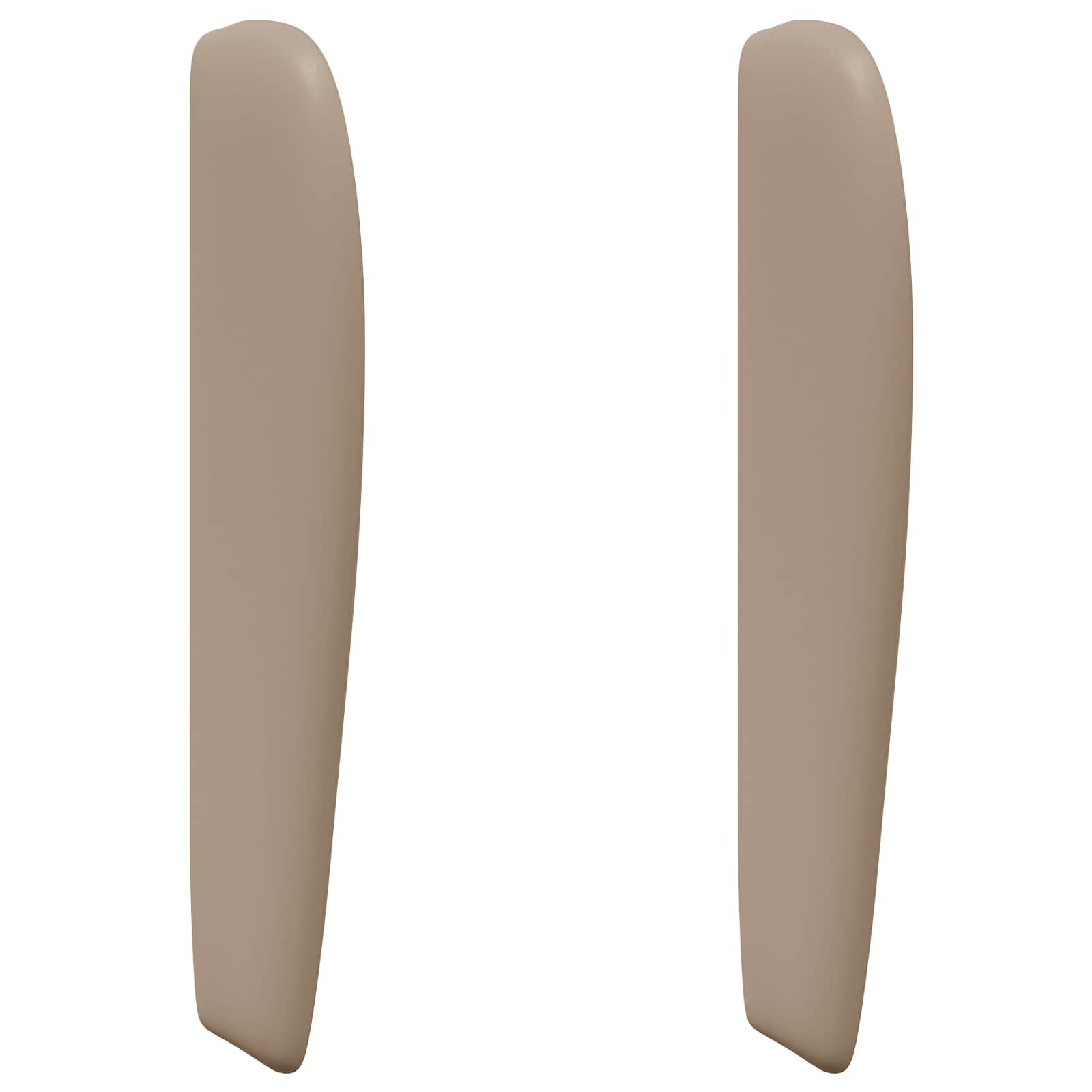 vidaXL Uši čela postele Hnědá 80 x 23 x 6 cm PVC