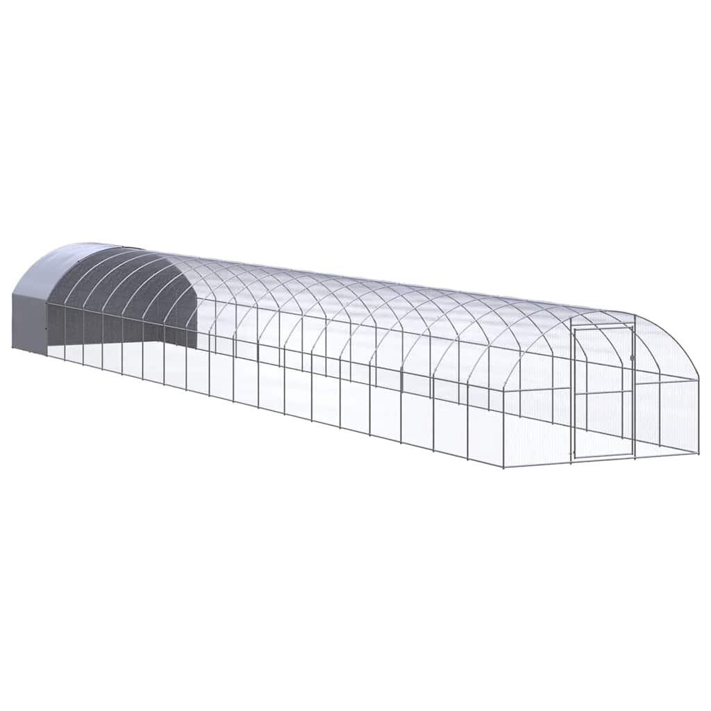 vidaXL Venkovní klec pro kuřata 3 x 20 x 2 m pozinkovaná ocel