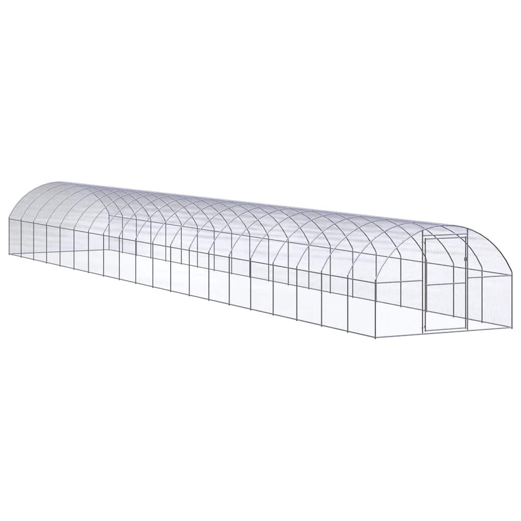 vidaXL Venkovní klec pro kuřata 3 x 20 x 2 m pozinkovaná ocel