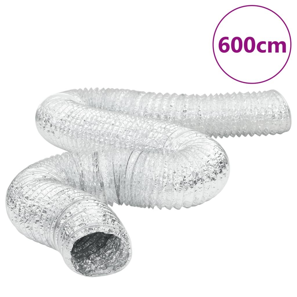 vidaXL Ventilační potrubí hliník 6 m Ø 125 cm