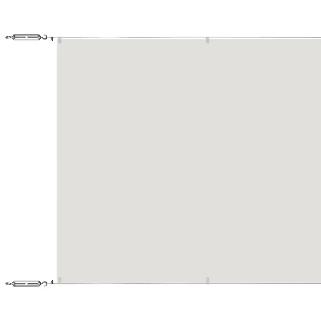 vidaXL Vertikální markýza bílá 140 x 800 cm oxfordská látka