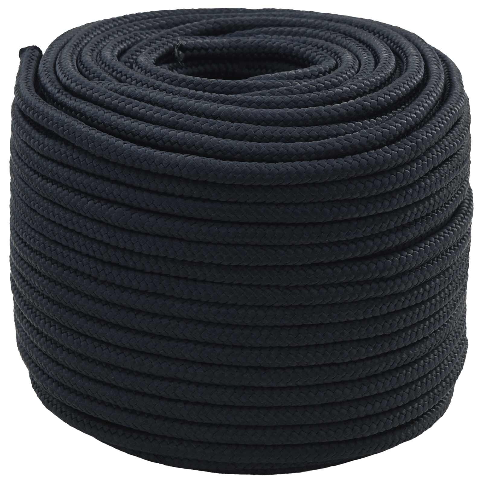 vidaXL Víceúčelové užitkové lano 10 mm 25 m Královská modrá Polyester