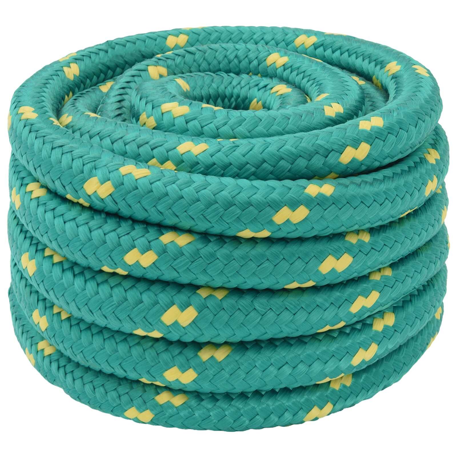 vidaXL Víceúčelové užitkové lano 30 mm 10 m Zelená PP