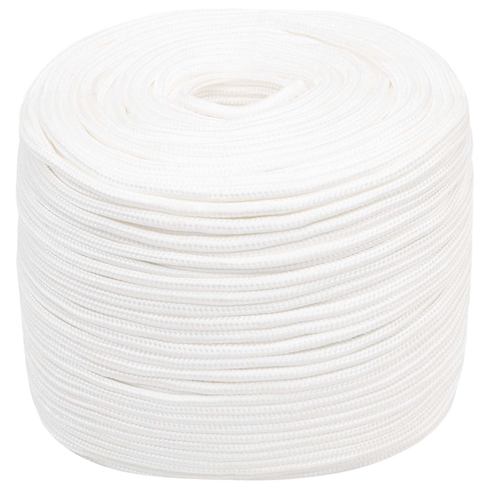 vidaXL Víceúčelové užitkové lano 8 mm 100 m Bílá PP