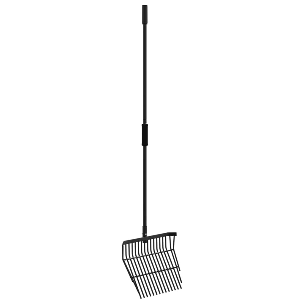 vidaXL Vidle s 14 hroty černé ocel