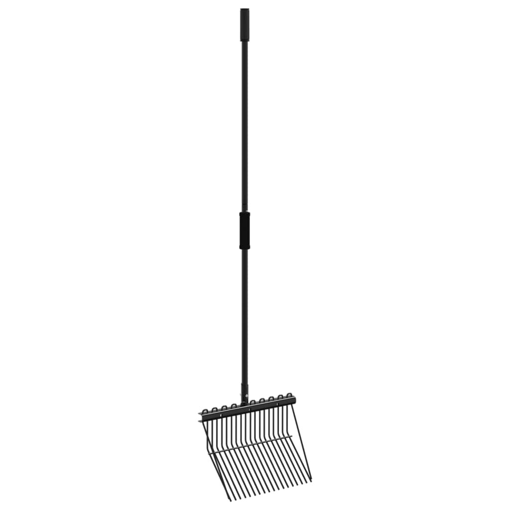 vidaXL Vidle s 18 hroty černé ocel
