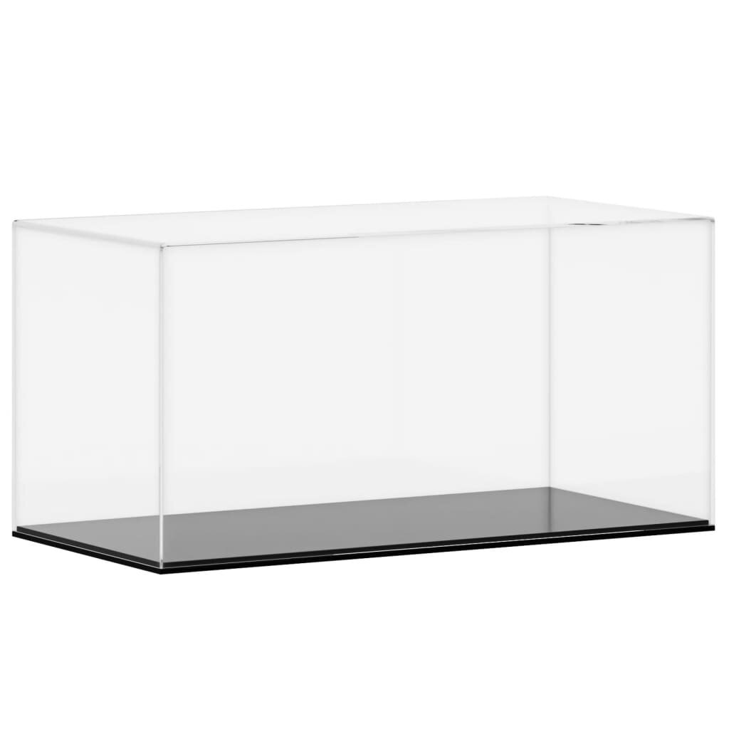 vidaXL Vitrína průhledná 24 x 12 x 11 cm akryl