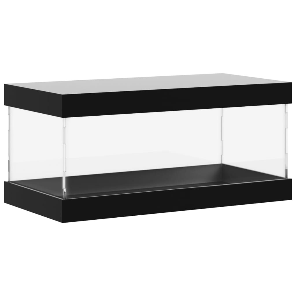 vidaXL Vitrína průhledná 24 x 12 x 11 cm akryl