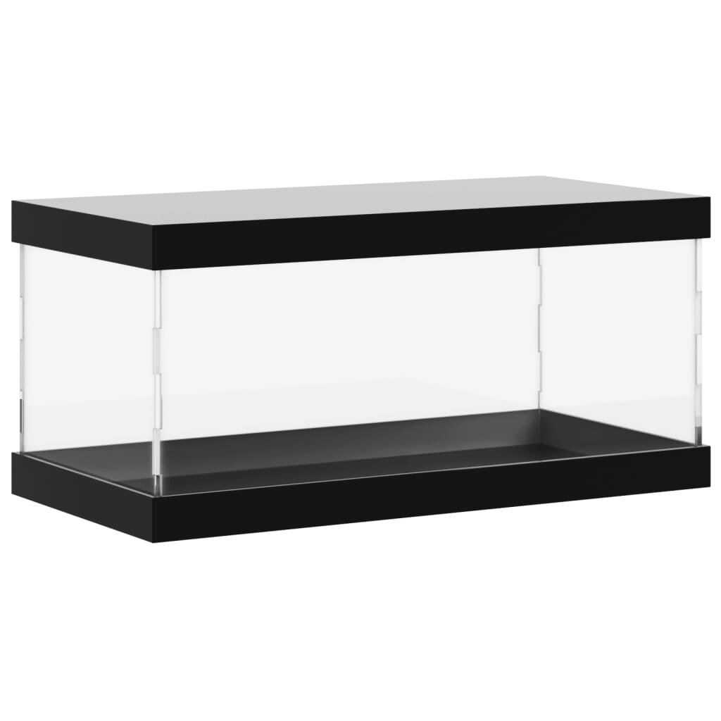 vidaXL Vitrína průhledná 30 x 15 x 14 cm akryl