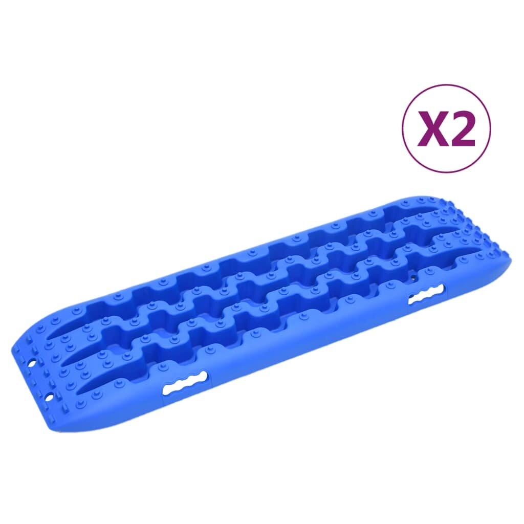 vidaXL Vyprošťovací desky 2 ks modré 106 x 305 x 7 cm nylon