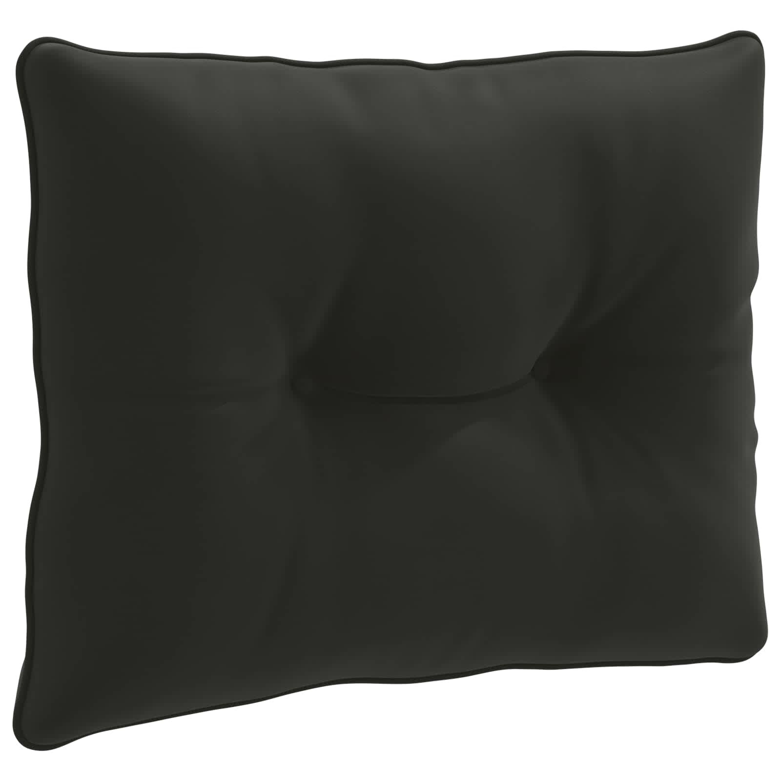 vidaXL Zádový polstr PUTTEN 100% polyester Černá 50 x 40 x 10 cm