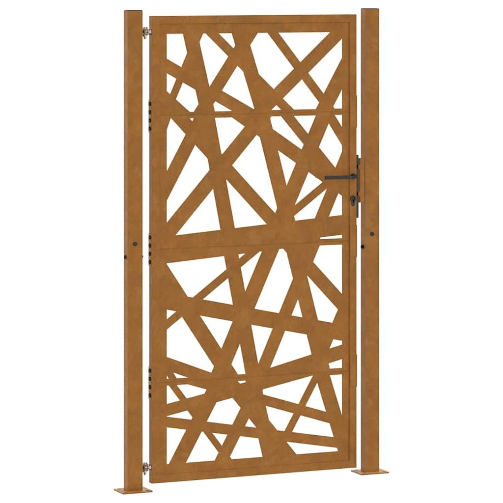 vidaXL Zahradní branka 100 x 175 cm odolná ocel lehký design