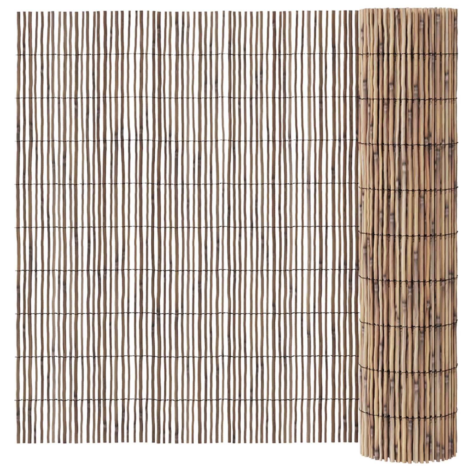 vidaXL Zahradní plot 400 x 90 cm Rákos Přírodní