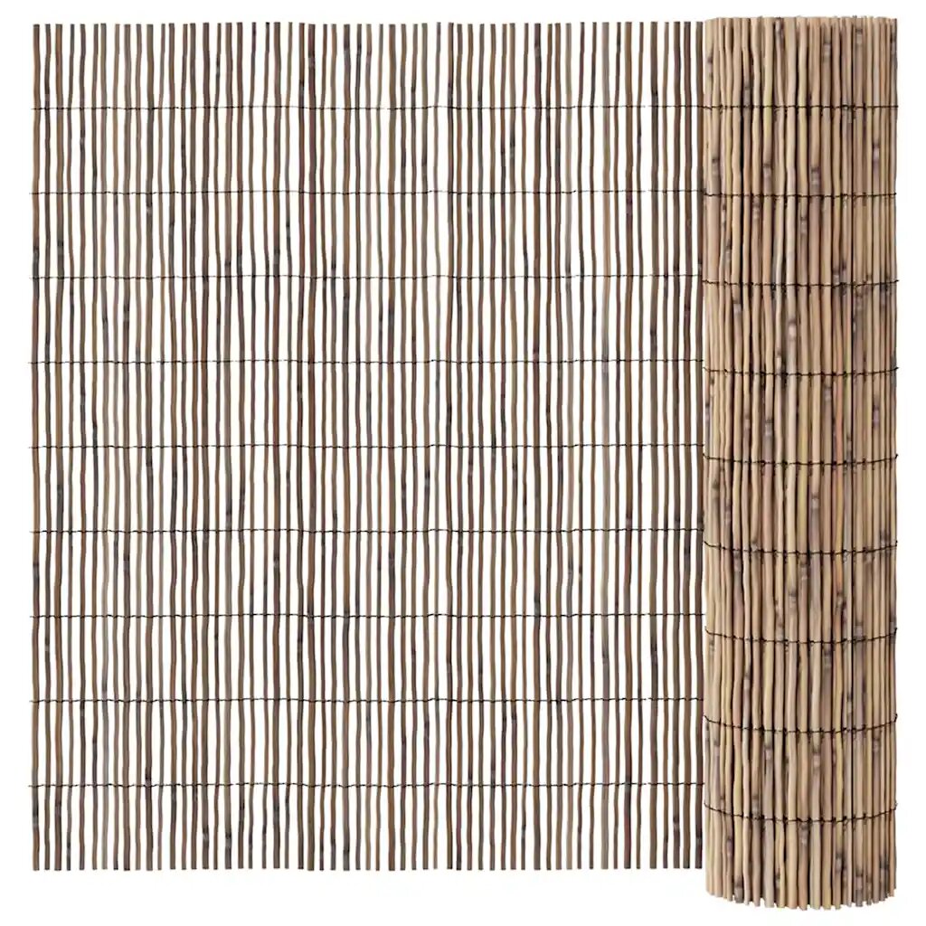 vidaXL Zahradní plot 600 x 160 cm Rákos Přírodní