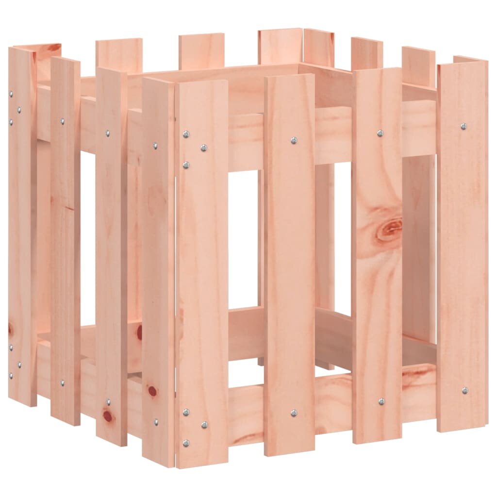 vidaXL Zahradní truhlík plotový design 40x40x40 cm masivní douglaska