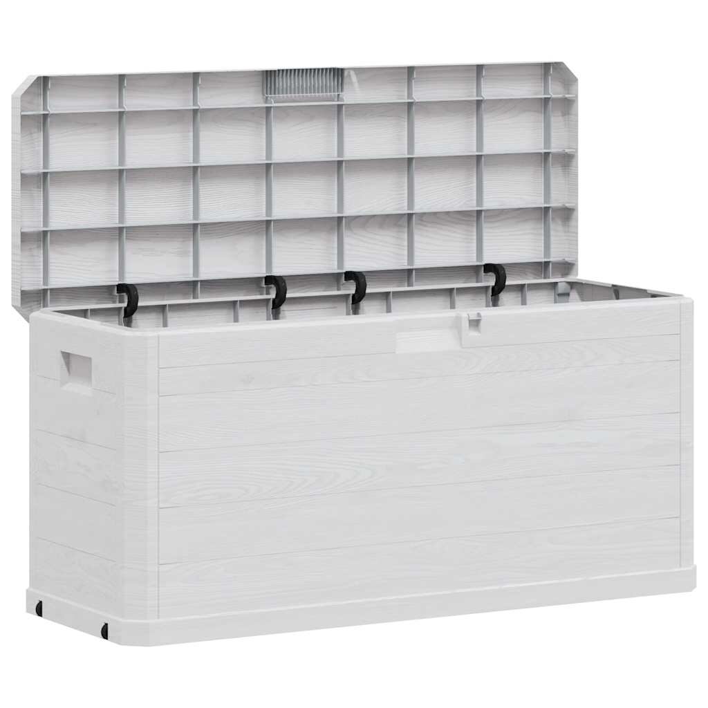 vidaXL Zahradní úložný box 280 l světle šedý