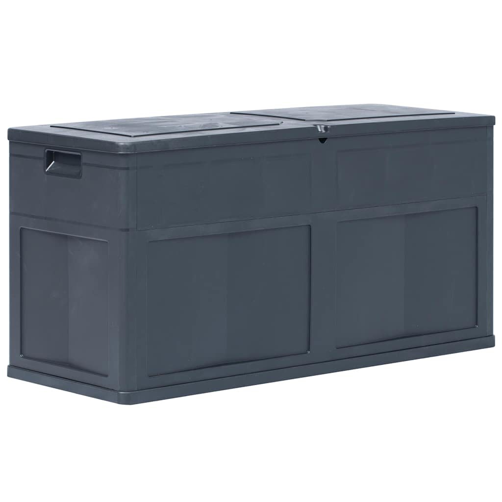 vidaXL Zahradní úložný box 320 l černý