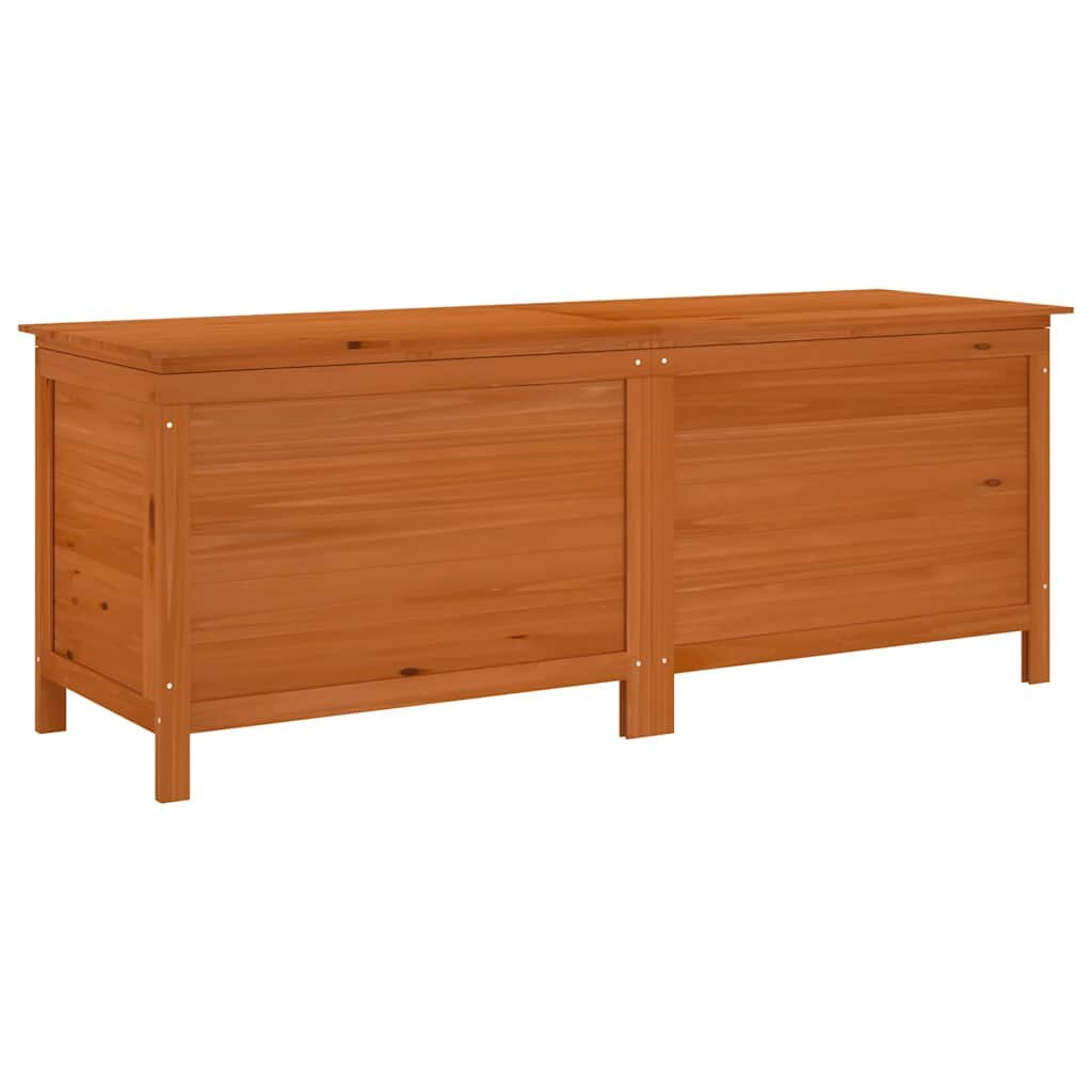 vidaXL Zahradní úložný box hnědý 150x50x565 cm masivní jedlové dřevo