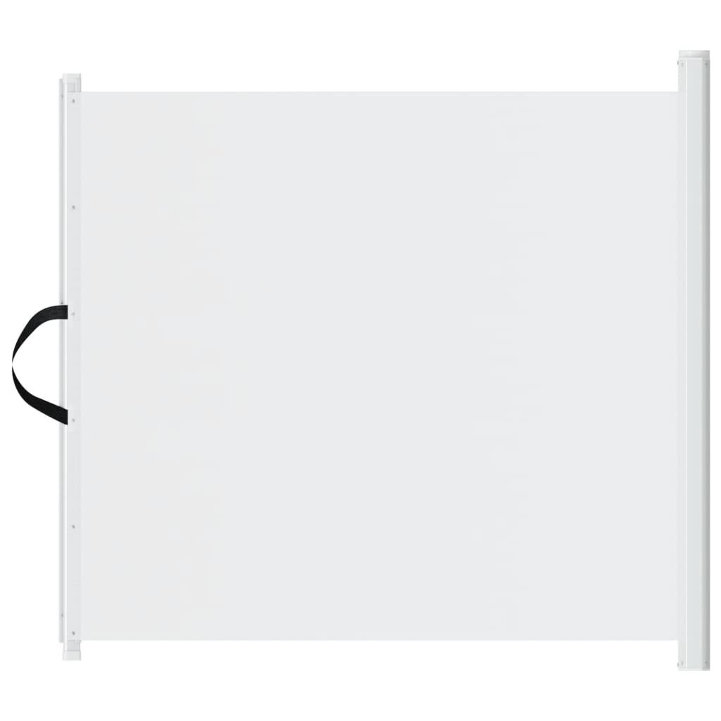 vidaXL Zatahovací ohrádka pro domácí mazlíčky bílá 1175 x 125 cm
