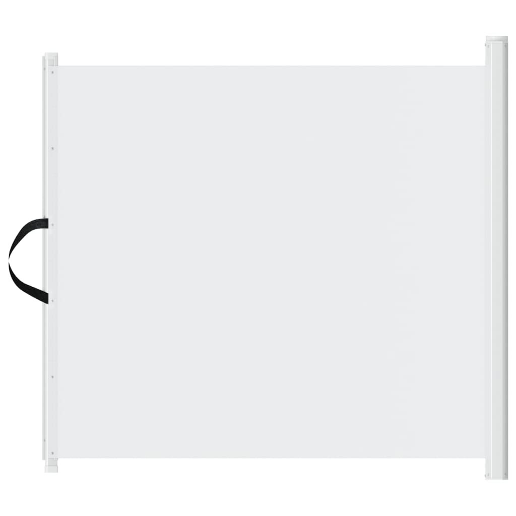 vidaXL Zatahovací ohrádka pro domácí mazlíčky bílá 825 x 125 cm