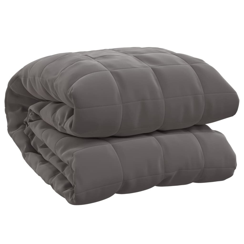 vidaXL Zátěžová deka šedá 122 x 183 cm 5 kg textil
