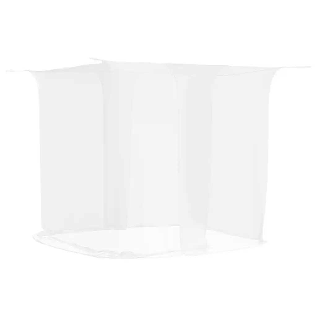 vidaXL Závěsná moskytiéra 156 síťovina bílá 220 x 150 x 180 cm