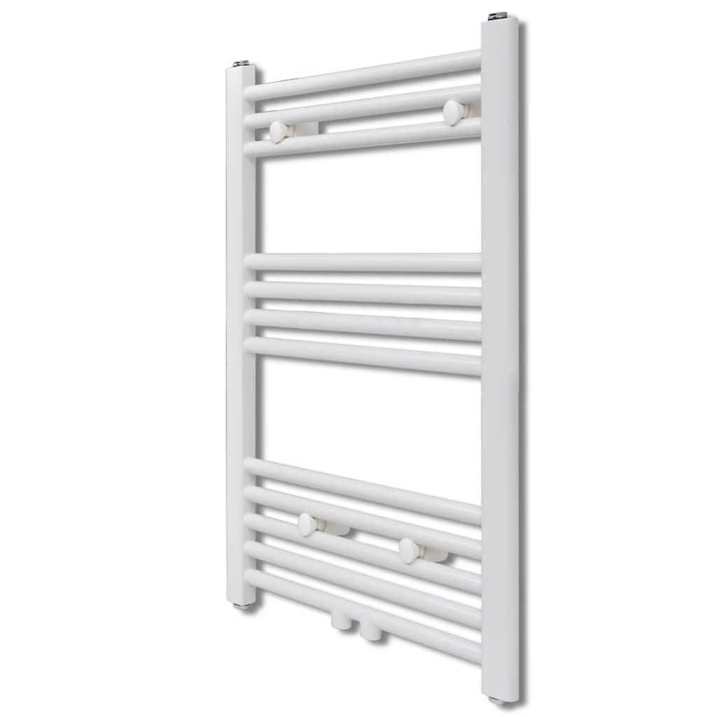 vidaXL Žebříkový radiátor na ručníky rovný ústřední topení 500 x 764 mm