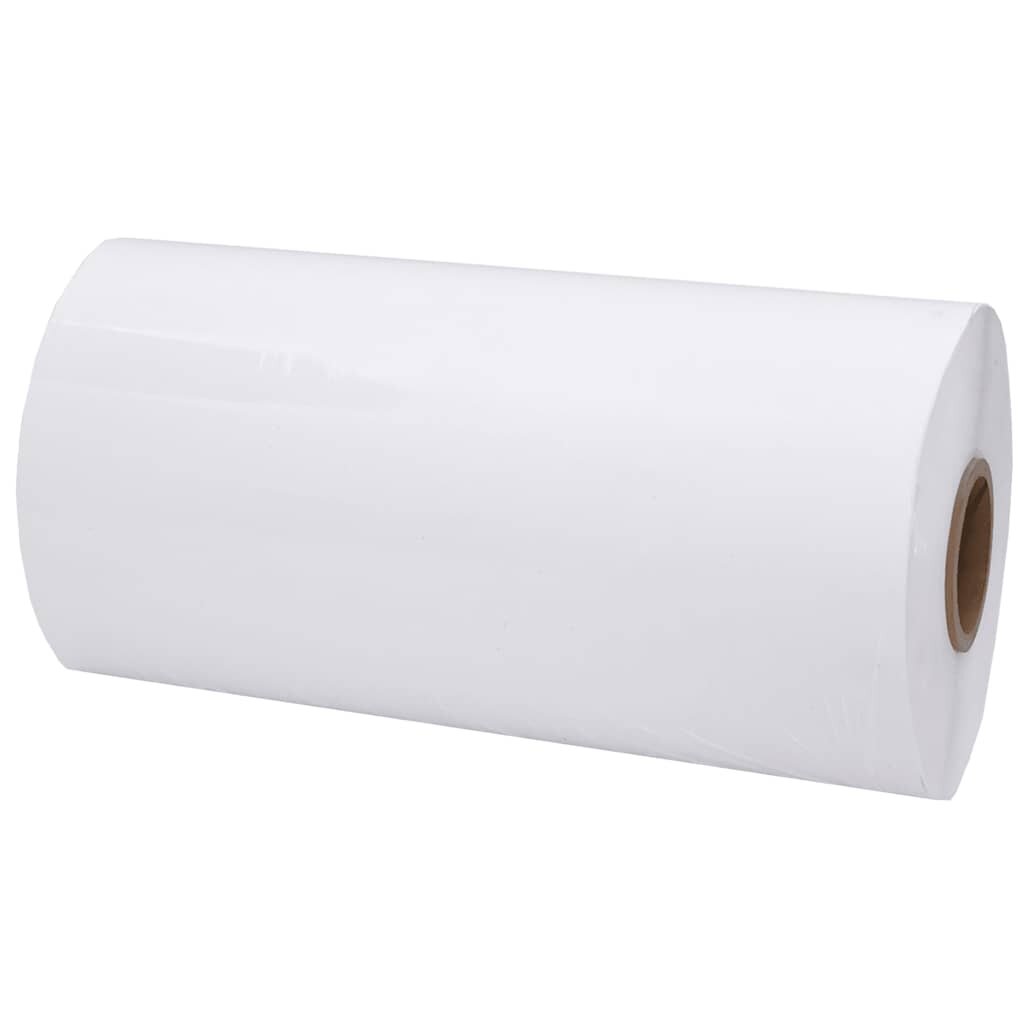 vidaXL Zemědělská strečová fólie bílá 25 µm 50 cm x 1800 m
