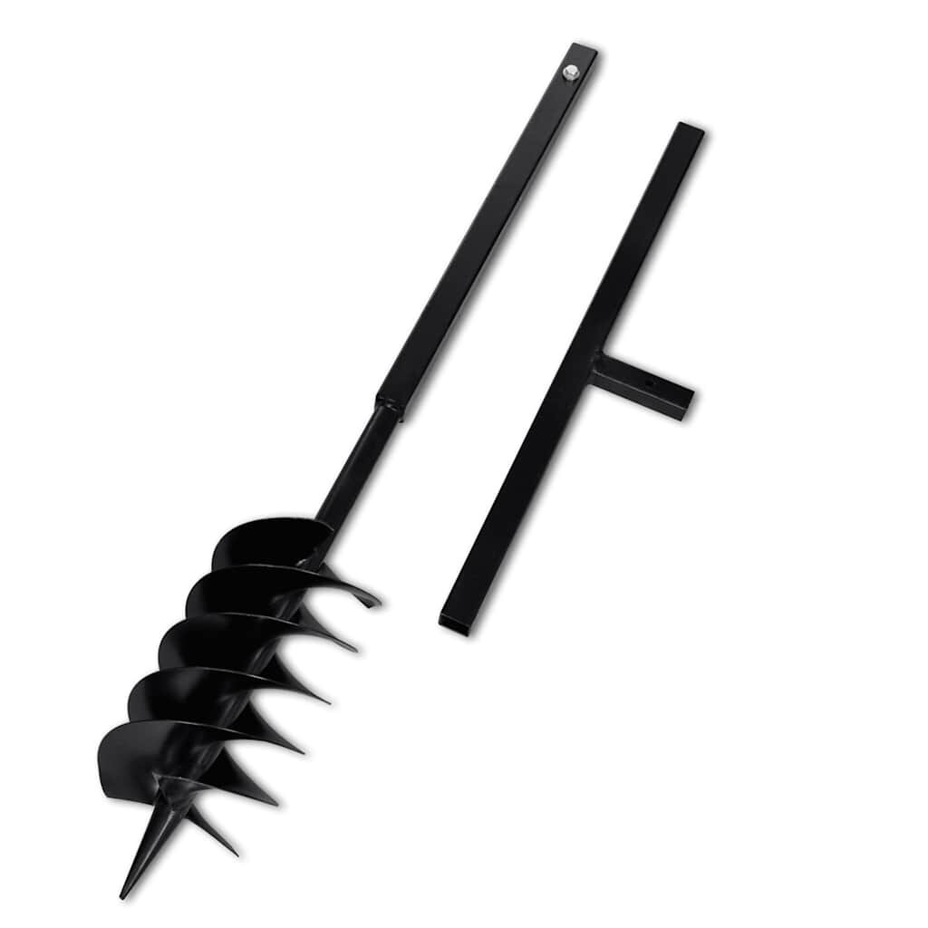 vidaXL Zemní vrták s rukojetí 150 mm s trojitou spirálou