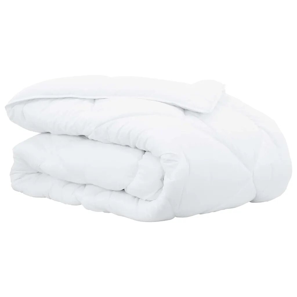 vidaXL Zimní přikrývka 220 x 202 x 5 cm Zima Polyester Bílá Prodyšný